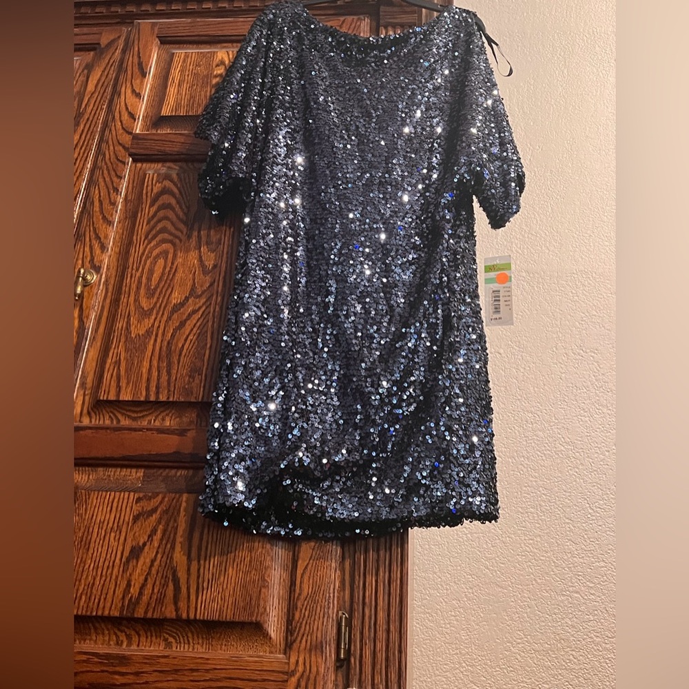 New with tags Sparkly dress grewt for new years!